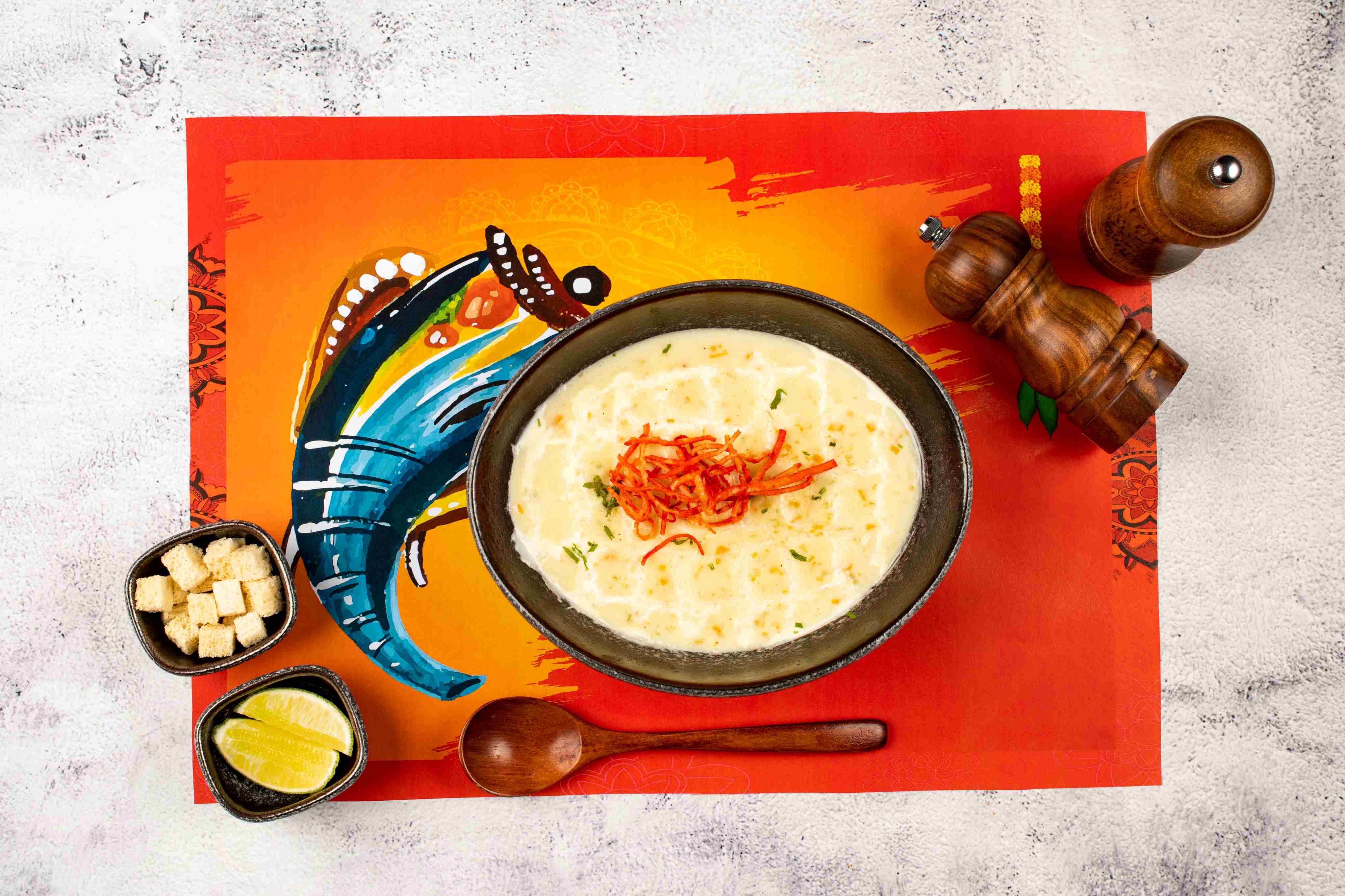 شوربة الدجاج كريمة